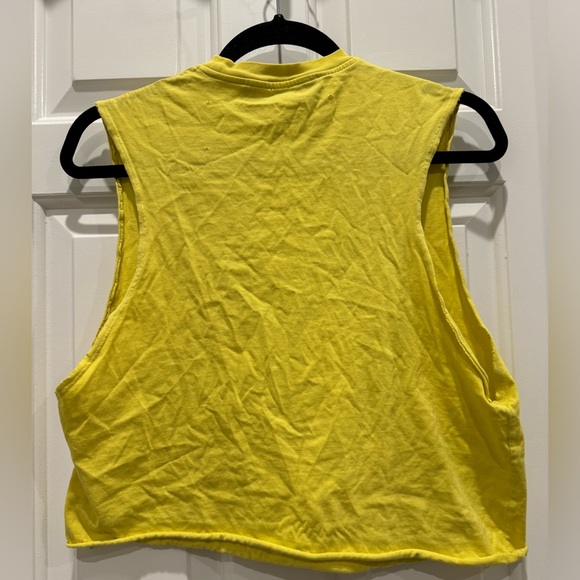 Golden Goose Yellow Logo Tour Graphic Tank ALTERED - Picture 5 of 7